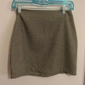 Houndstooth Skirt
